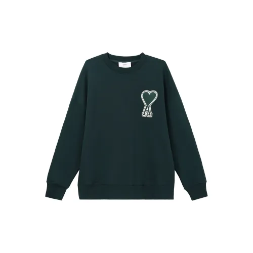 AMIPARIS Sweatshirts Unisex Green