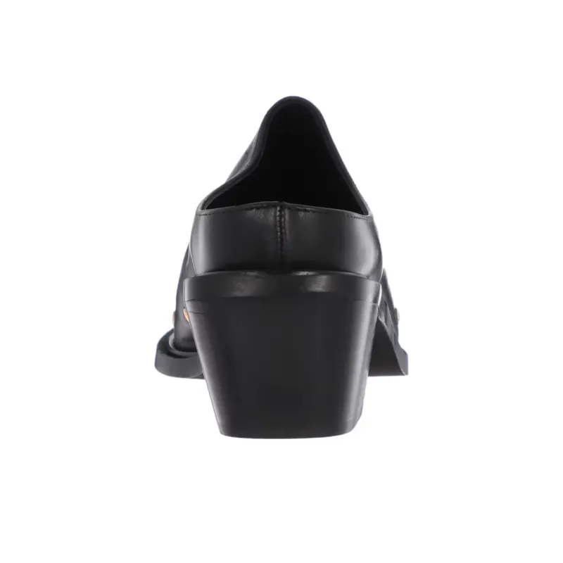 ALOHAS Wrap-toe Slippers 6cm Women's Black-4