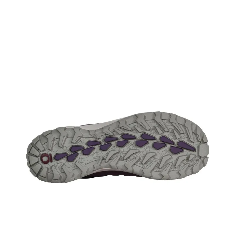 Oboz Footwear Sypes Cushioning Wear-Resistant Low-Top Hiking Trekking Shoes Women's Purple White-5