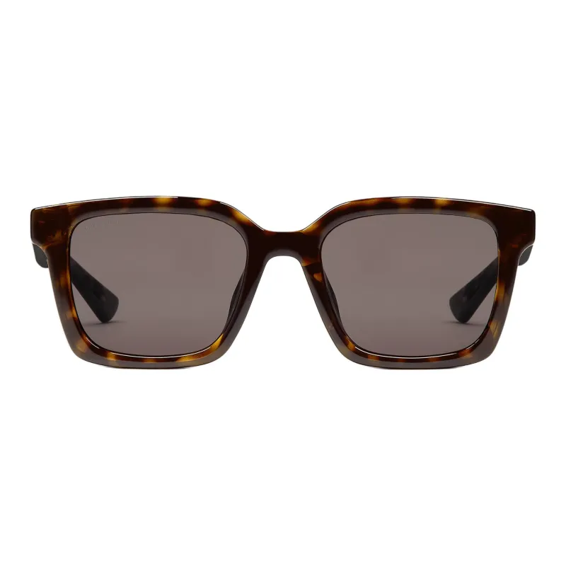GUCCI Acetate Enamel Square Sunglasses Men's Tortoiseshell-1