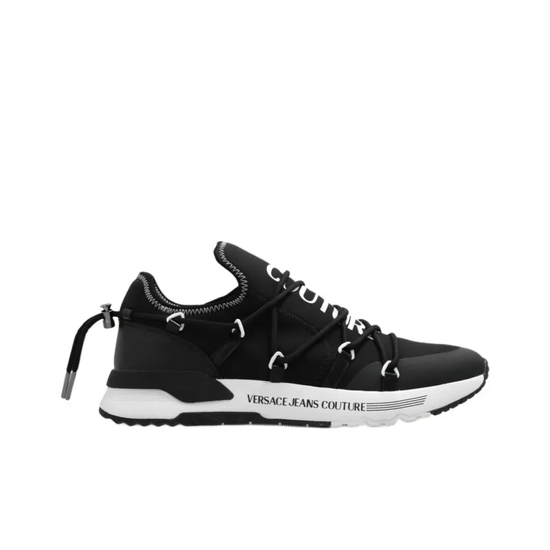 VERSACE JEANS COUTURE Low Top Casual Shoes Men's Black-1