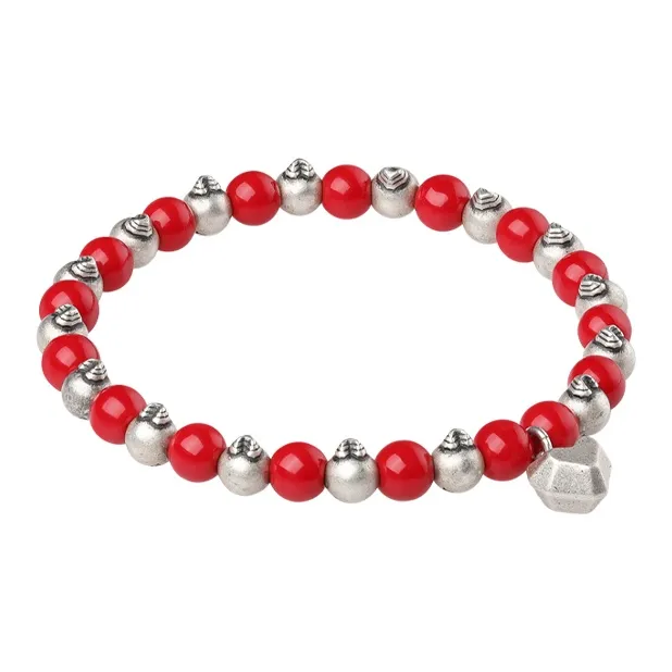 BABAMA Glass Beads Copper Bracelets Unisex-2