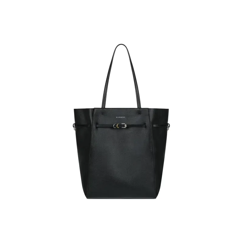 GIVENCHY Voyou Calfskin Tote Bag Shopping Bag Shoulder Bag Handbag Medium Size Women's Black-0