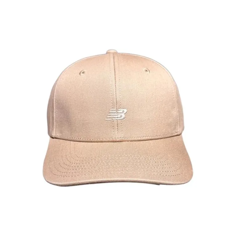 New Balance Cotton Baseball Caps Unisex Beige/Black-0