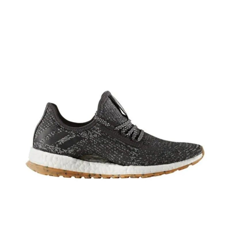 Adidas Pureboost X Cushioning Wear Resistant Low Top Running Shoes Unisex Black White-1