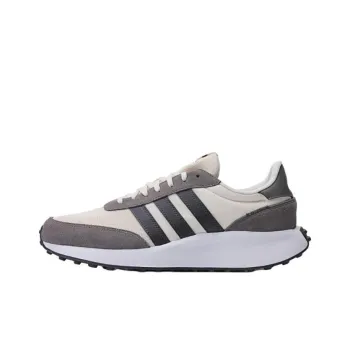 Adidas Cushioned Slip Resistant Low Top Casual Shoes Men's White Gray