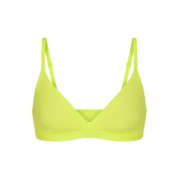 SKIMS FITS EVERYBODY CROSSOVER BRALETTE Bra Women's DAFFODIL/Daffodil
