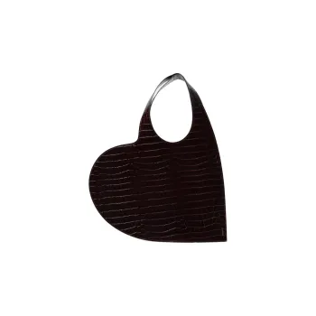 COPERNI Embossed Leather Handbag Women's Brown
