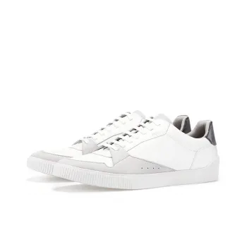 HUGO BOSS Wear-Resistant Low-Top Skateboard Shoes Men's White