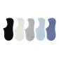 5 Pack, Black+White+Light Gray+Light Blue+Dark Blue