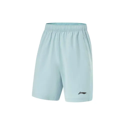 LINING Running Collection Sports Shorts Men Fish Eye Green