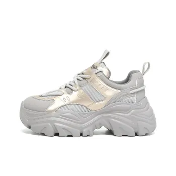 DUSTO Anti Slip And Wear Resistant Height Increasing Mid Top Chunky Sneakers Women's