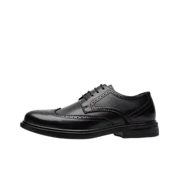KACHILANG Dress Shoes Men Low Top Black