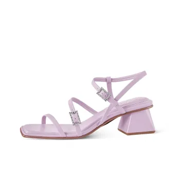 7or9 Lavender Strap Sandals 5cm Women's Light Purple