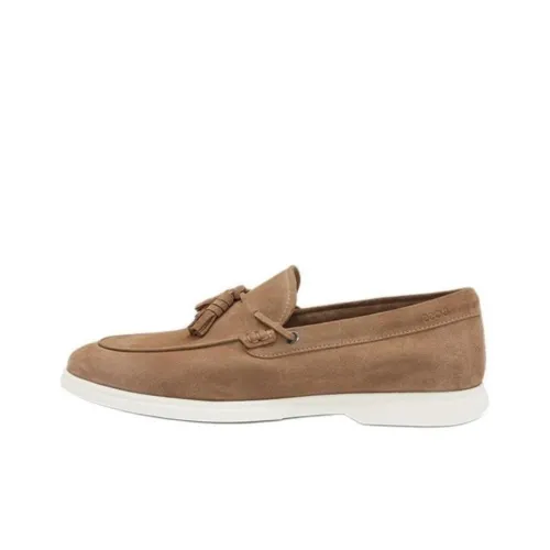 BOSS Tassel-detail Suede Loafers