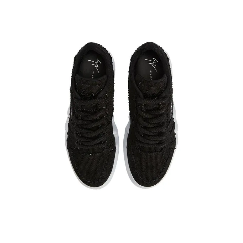 Giuseppe Zanotti Talon Frayed edge Sneakers-4