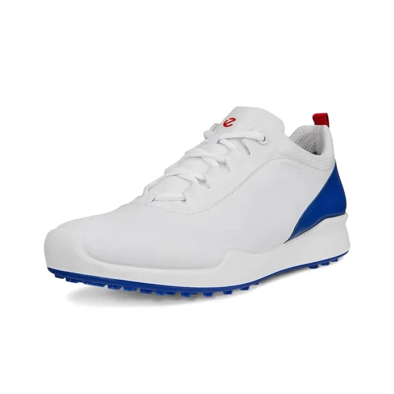 Ecco Low Top Casual Shoes Men's White Blue-4