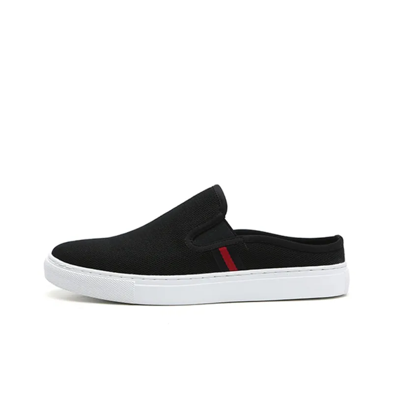 A Fairy Tale Of A Pair Of Shoes Wrap toe Slippers Men's Black-0