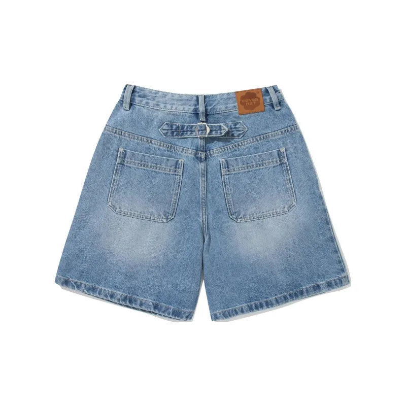 COVERNAT SS24 Denim Shorts Women's Blue-1