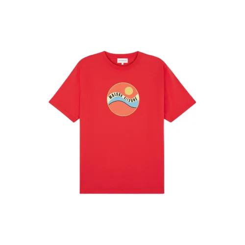 Maison Kitsune T-Shirts Men Red