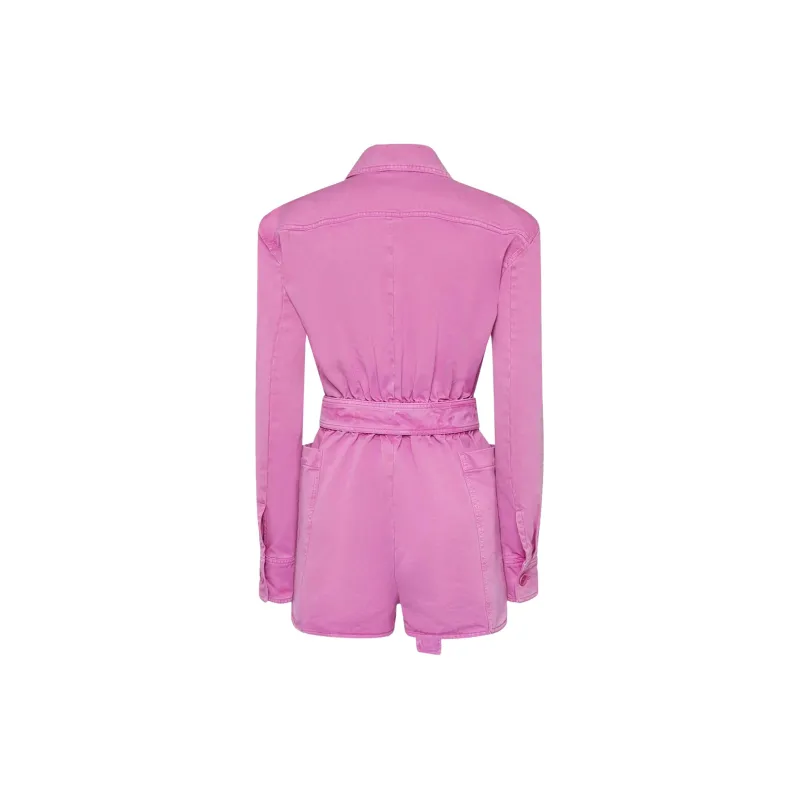 MaxMara Belted Long Sleeved Jumpsuit-1