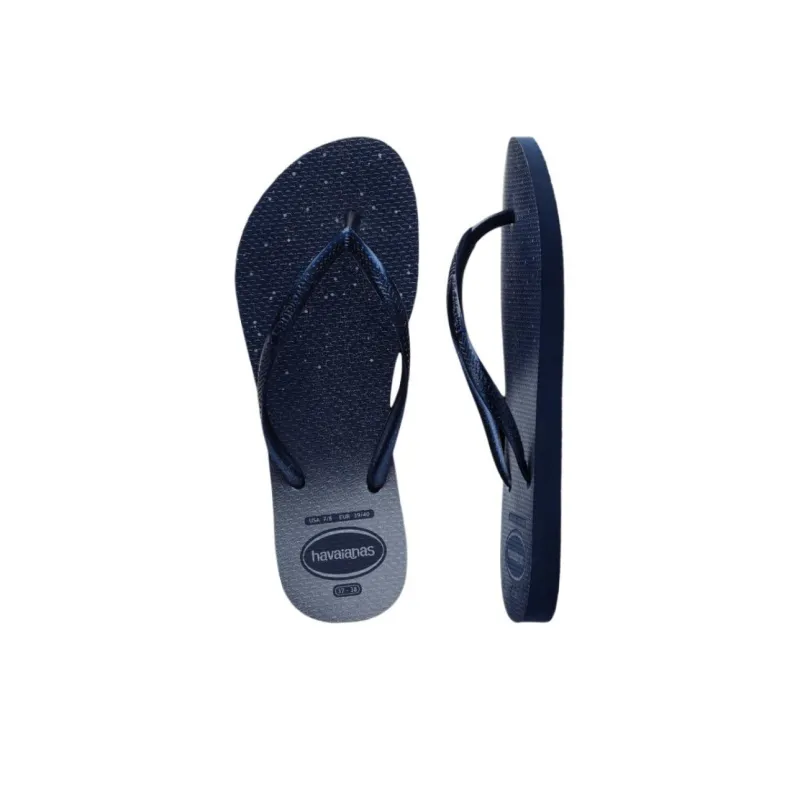 Havaianas Abrasion Resistant Flip Flops Women's Marine Blue-5