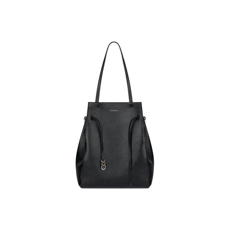GIVENCHY Voyou Calfskin Tote Bag Shopping Bag Shoulder Bag Handbag Medium Size Women's Black-1