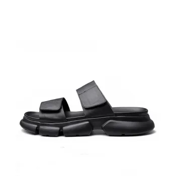 Brounvanm One Strap Sandal 4.5cm Men's Black