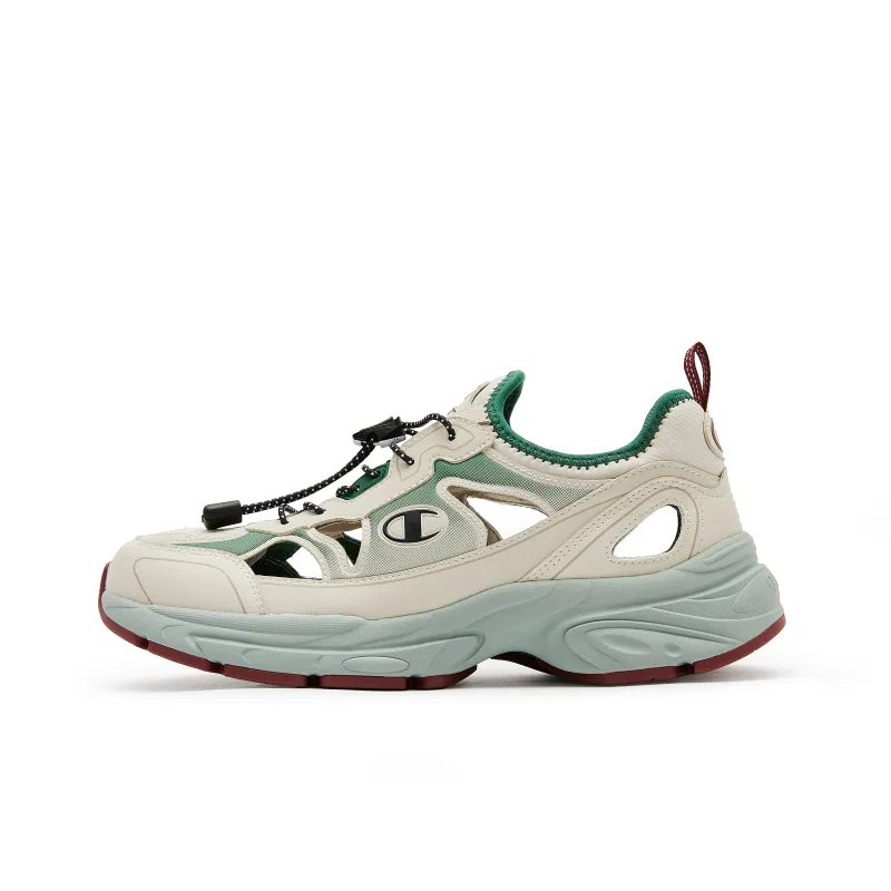 Champion Low-Top Casual Shoes Men's Driftwood Gray/Ivy Green-0