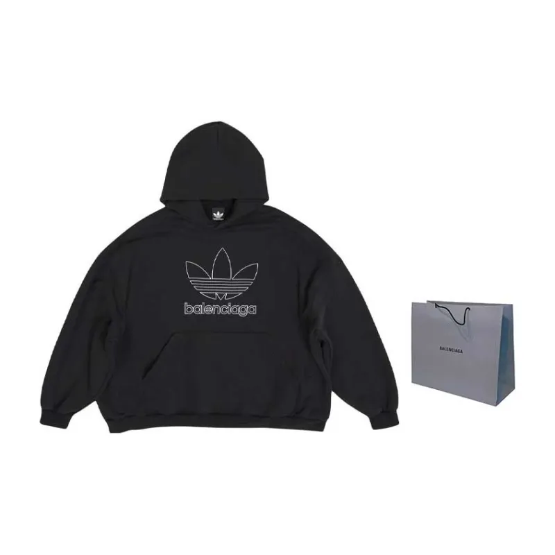 Balenciaga 2000s X Adidas Cotton Hoodie-1