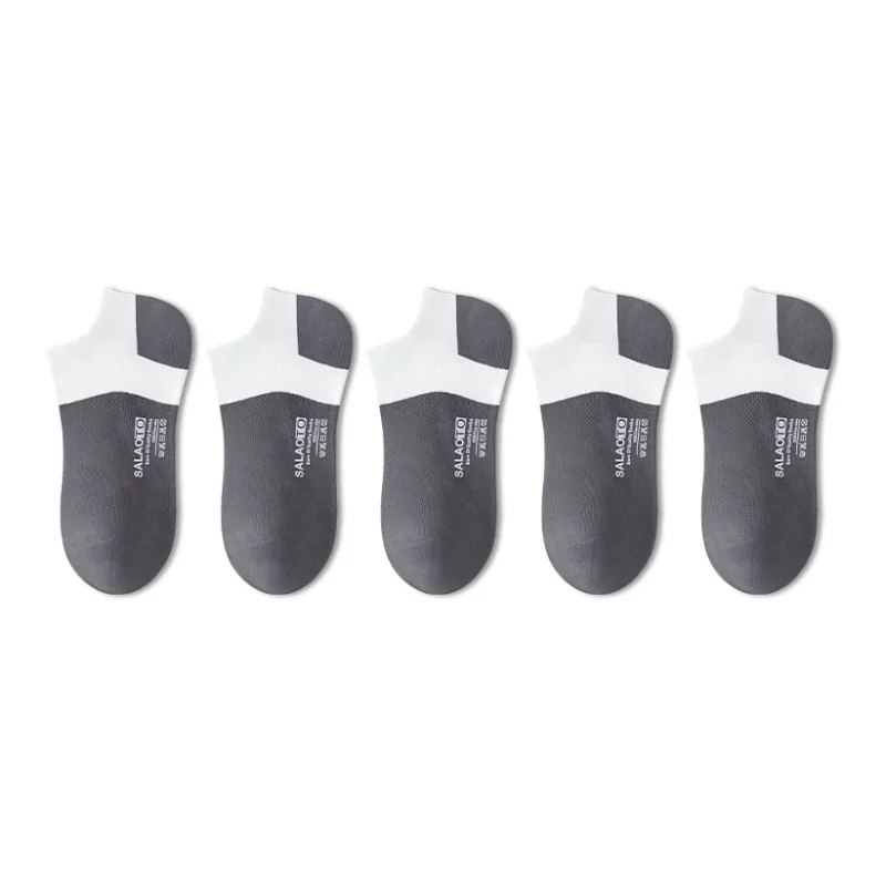SALOATO Ankle Socks Men's 5 Pack-17