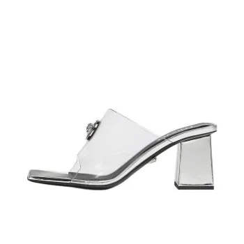 VERSACE Medusa-Head 65mm Metallic Mules