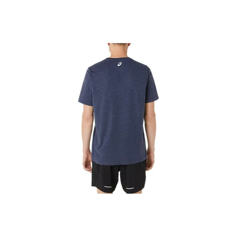 Asics M Asics Spiral A Stars And Stripes T-Shirt Men's Blue-1