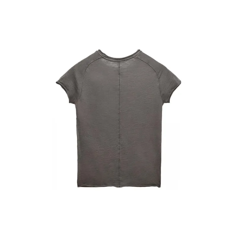 ZARA Raglan Sleeve T-Shirt Women's Deep Anthracite-1