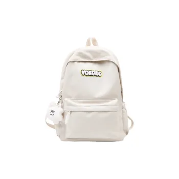 BALANG Nylon Backpack Regular Women's Black Red Ecru Pink Light Blue Orange