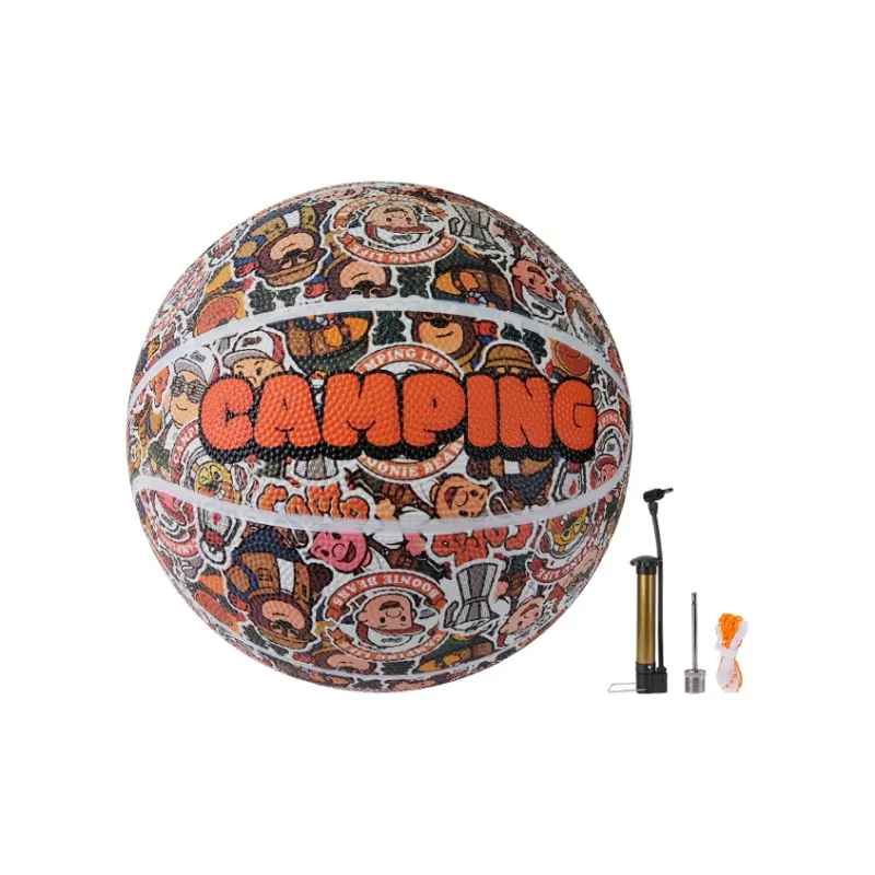 PEAK Rubber Basketball Multicolor Size 5 Training-3