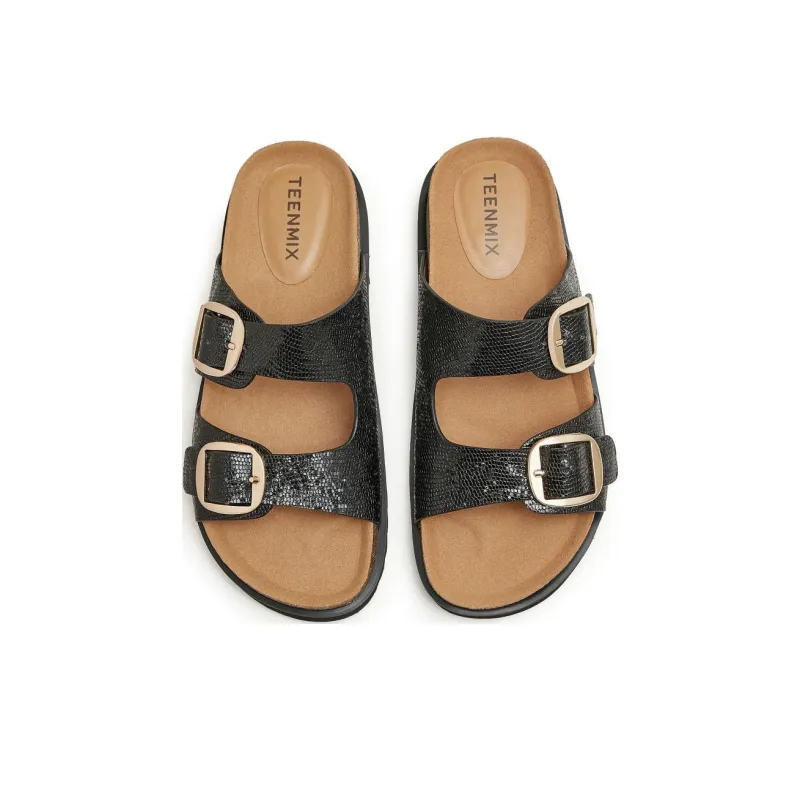 Teenmix Slide Slippers Women's Solid Color-3