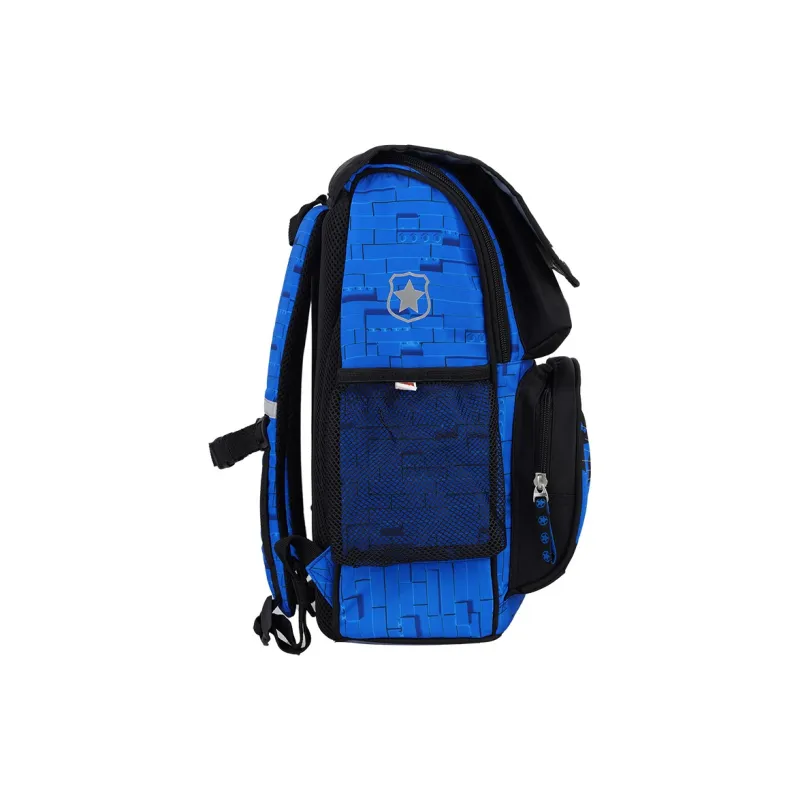 LEGO Polyester Backpack Regular Unisex Blue LEGO City Police Pattern-2