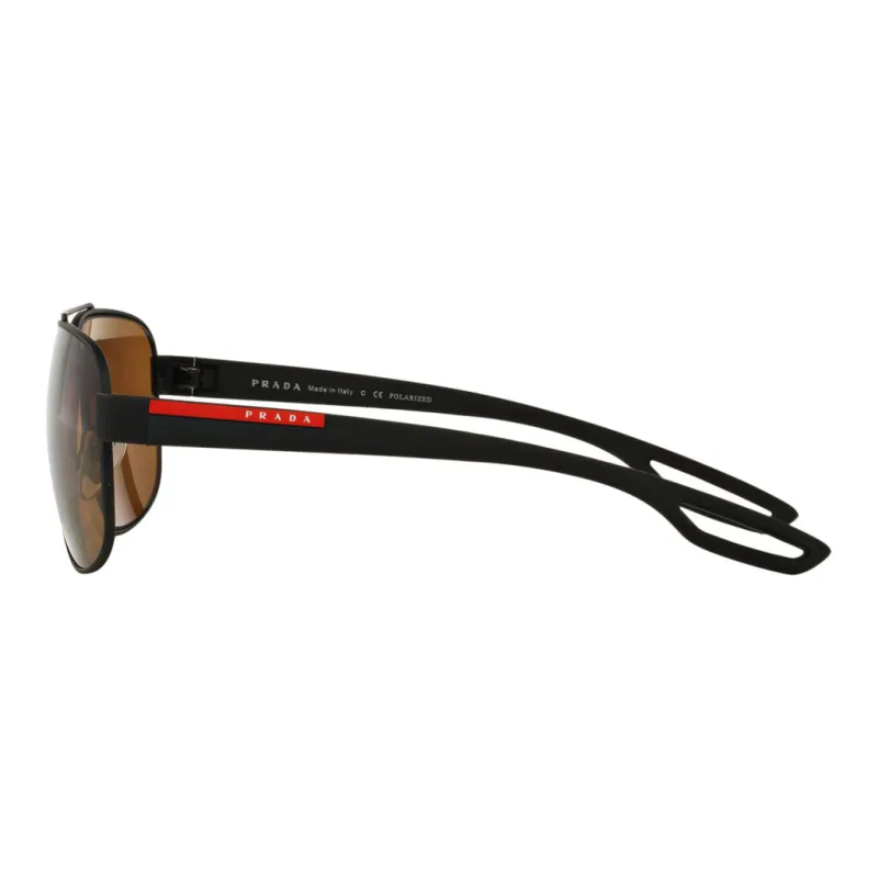 PRADA Plastic Aviator Sunglasses Women's Black-2