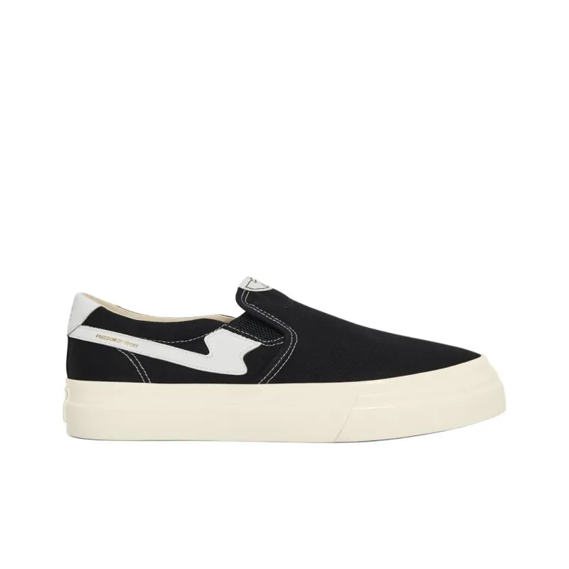 Stepney Workers Club S-Strike Low-Top Skateboard Shoes Unisex Black White-1