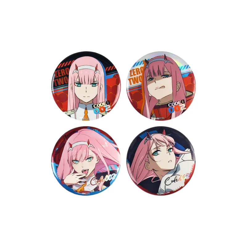 BOOM COMIC DARLING In The FRANXX 02 Laser Badges-4