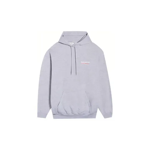 Balenciaga Political Campaign Sweatshirts Men Gray