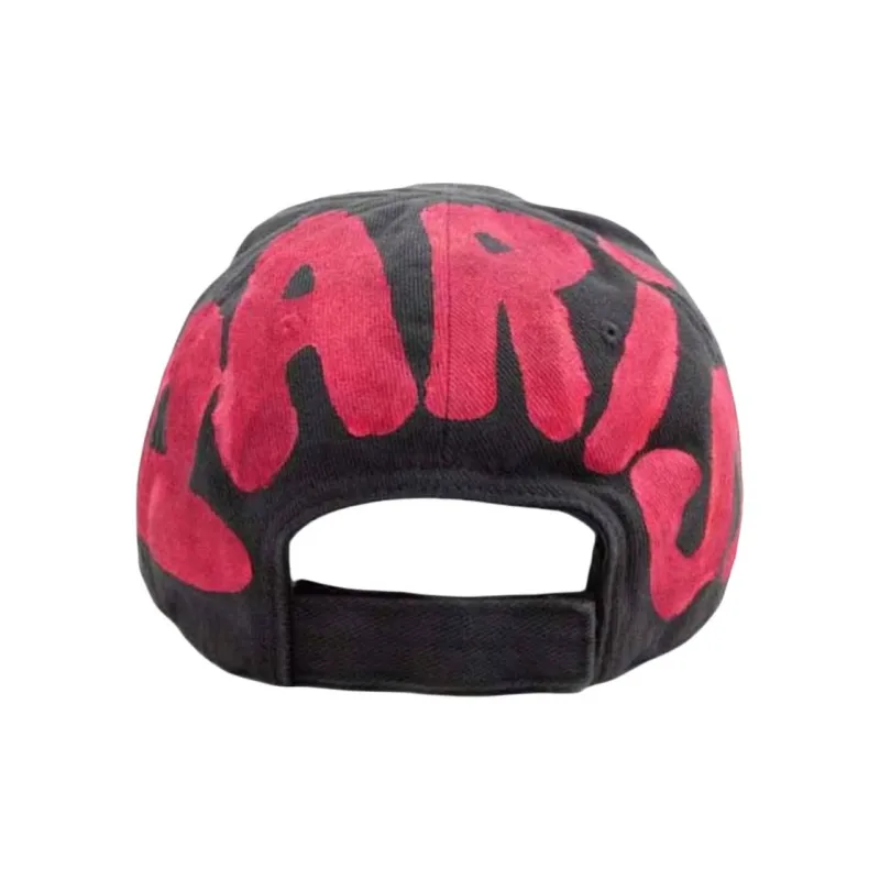 Balenciaga Bb Sprayed Cap Baseball Cap-1