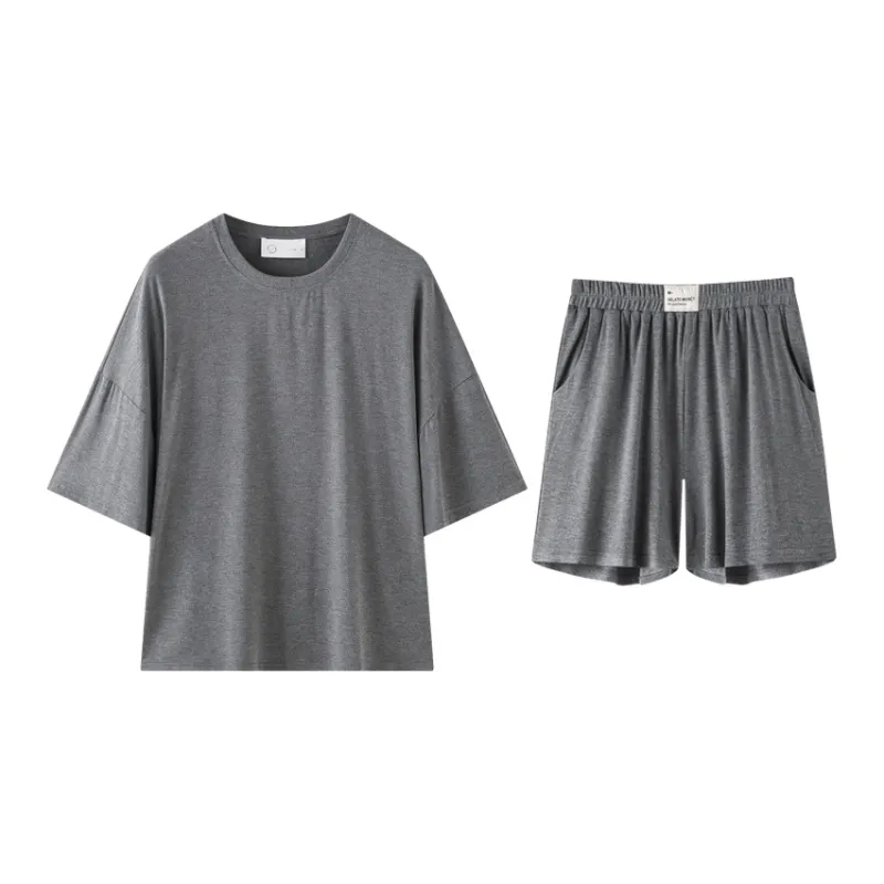 Meonsill Pajama Set Women's Gray-0