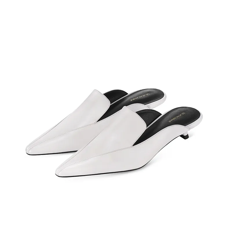 7or9 Wrap toe Slippers Women's White-1