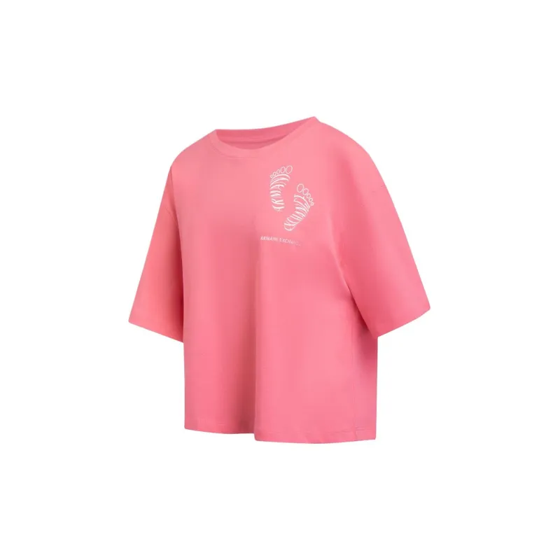 ARMANI EXCHANGE SS24 T Shirt Women's Pink-2