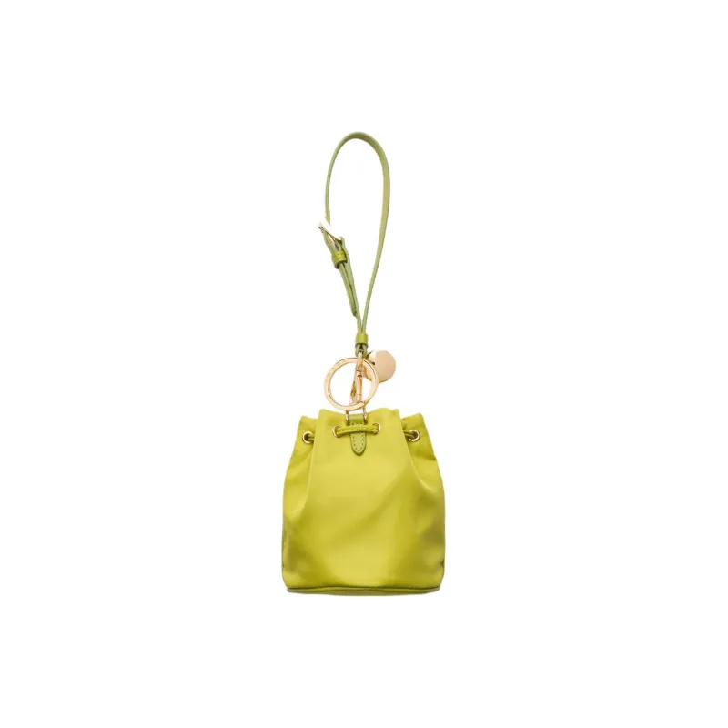 PRADA Re-EditionRe-Nylon Fabric Clutch Mini Women's Lotus Green-1