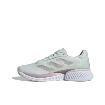 Adidas Supernova Eterno Cushioning Wear Resistant Low Top Casual Running Shoes Women's White Silver Green