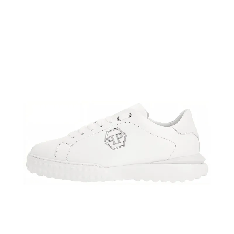 PHILIPP PLEIN Low-top Leather Sneakers-0