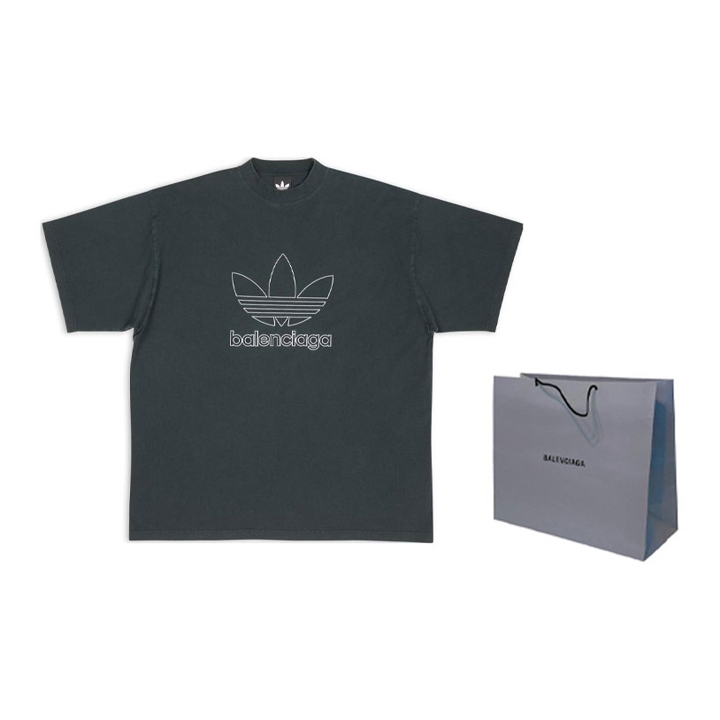 Balenciaga X Adidas T-Shirt in Black BNWT 4 | eBay